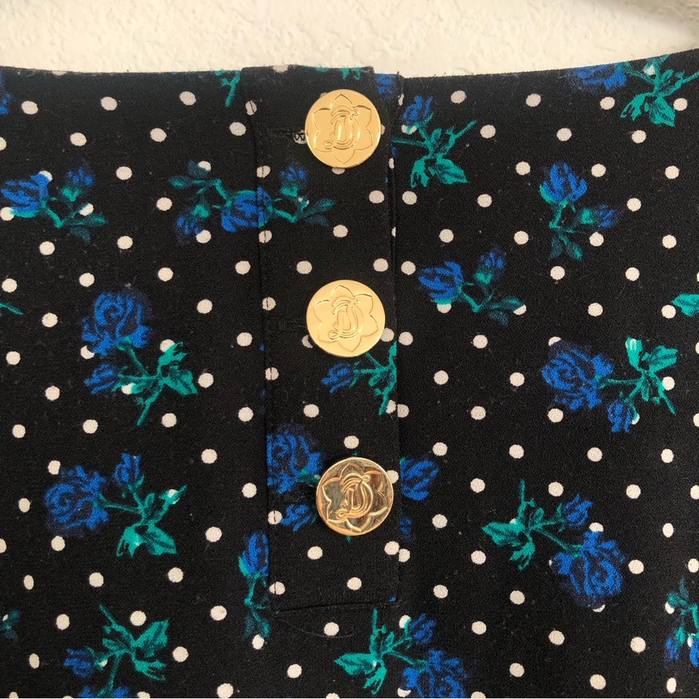 Draper James x Eloquii Forget Me Dots Floral Polka Dot Dress - Picture 8 of 10